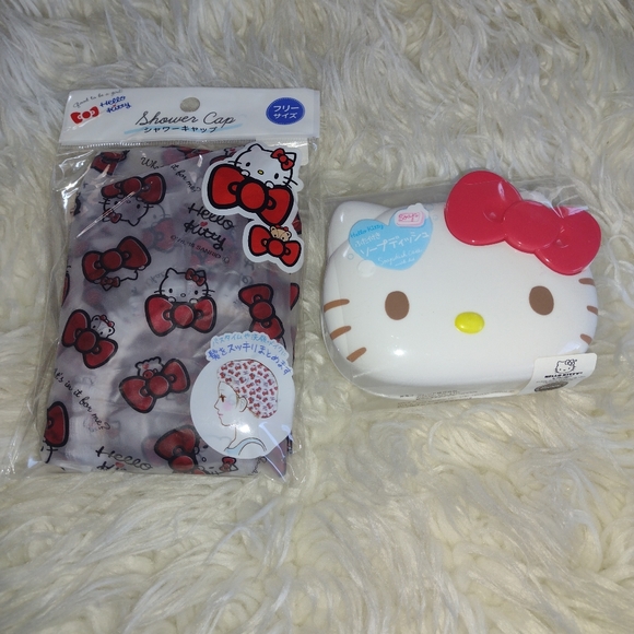 Sanrio Other - Hello Kitty shower cap & Soap Holder.